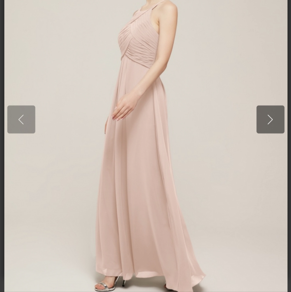 AW Aderes Bridesmaid Prom Formal Special Occasion Wedding Guest Dress, Pink, 8 - Picture 3 of 11